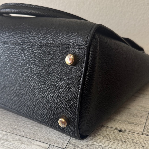 Coach Black Leather Avary Tote F48629 - Picture 15 of 16